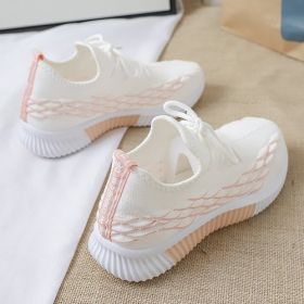 Women's Running Shoes Women's Vulcanized Women Casual Flat Shoes 2022 Sports Shoes Women's Walking Shoes Ladies Summer Plus Size (Shoe Size: 40, Color: Pink)