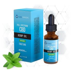 Full Spectrum CBD Oil (Flavours: Peppermint, Dosages: 4000mg)